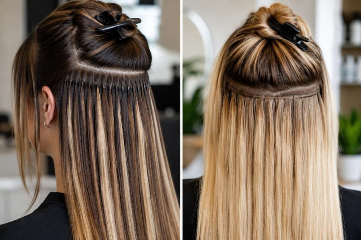micro ring vs sew in hair extensions