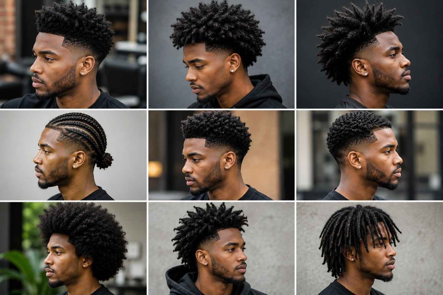 hairstyles for men with afro hair
